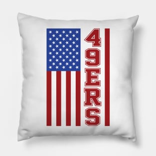 49ers Football Pillow