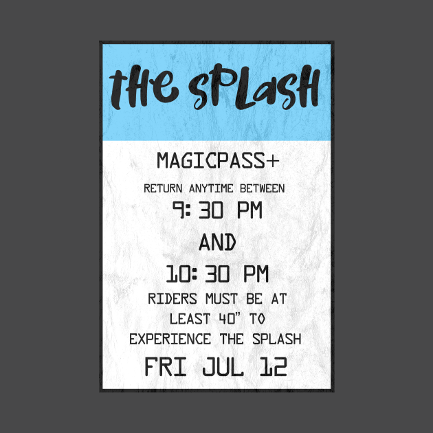 splash t shirt size chart
