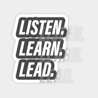 Listen, Learn, Lead Magnet