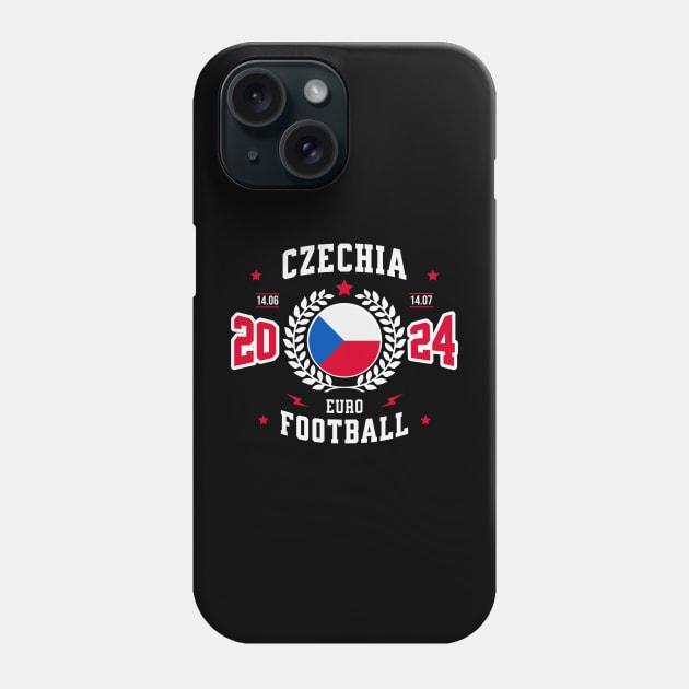 Czechia 2024 Football Supporter Phone Case by Kicosh