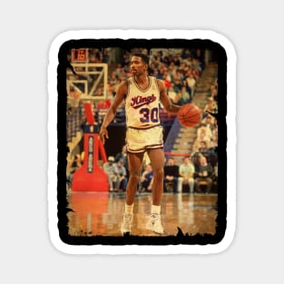 Kenny Smith - Vintage Design Of Basketball Magnet