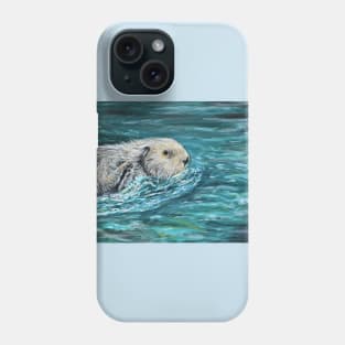 Ooh Goody Lunch Time Sea Otter Painting Phone Case