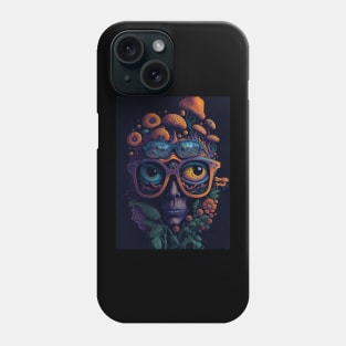 Psychedelic Shirt - Techno Organism - Catsondrugs.com - rave, edm, festival, techno, trippy, music, 90s rave, psychedelic, party, trance, rave music, rave krispies, rave flyer Phone Case