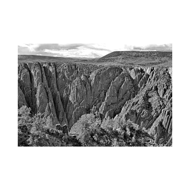 Black Canyon of the Gunnison 4 BW by bobmeyers