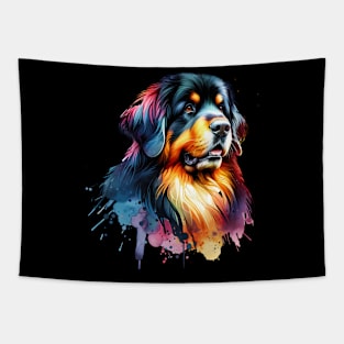 Watercolor Hovawart Tapestry