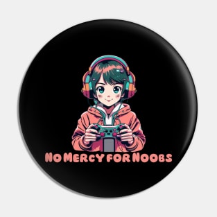 Gamer noob gamer girl Pin