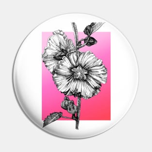 Ink - Hollyhock Variation 1 Pin