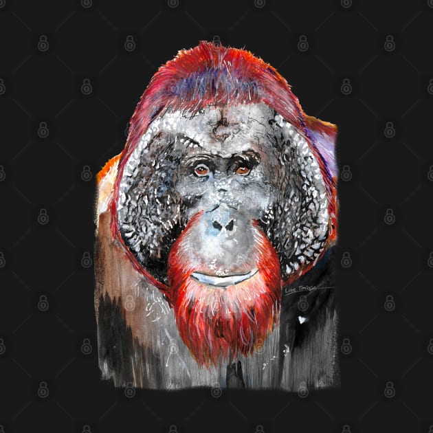 Orangutan Portrait by lucafon18