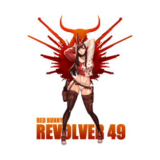 Red Bunny Revolver T-Shirt