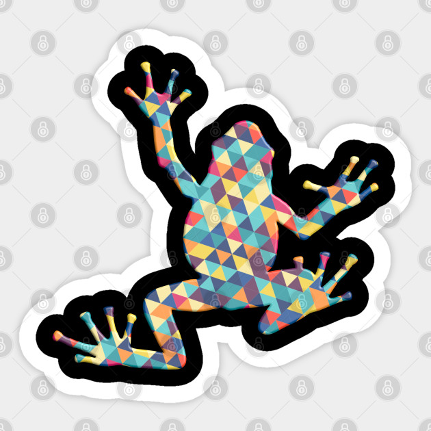 Frog Retro - Frog - Sticker
