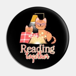 Reading together Pin