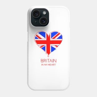 Britain In My Heart Phone Case