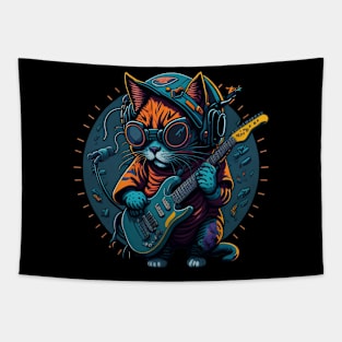 Music Cat Tapestry