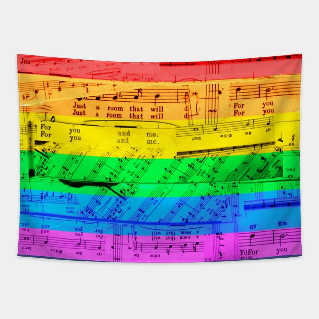 Symphony (LGBTQ Pride) Tapestry by sandpaperdaisy