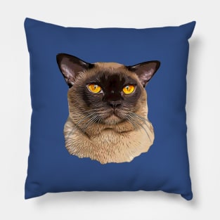 Burmese Cat Pillow