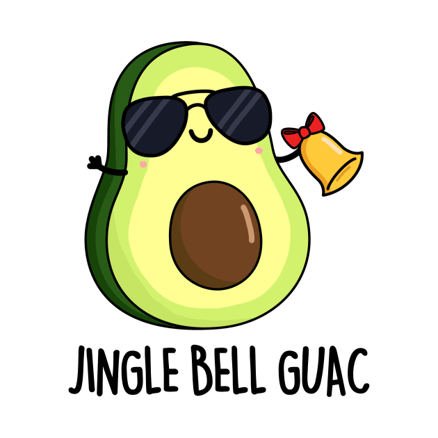 Jingle Bell Guac Funny Christmas Pun by punnybone