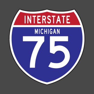 I75 Michigan - 2-sided T-Shirt