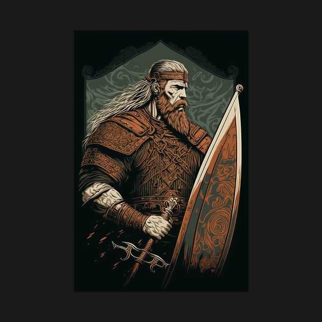 Glorious Guardian: A Celtic Warrior by Abili-Tees