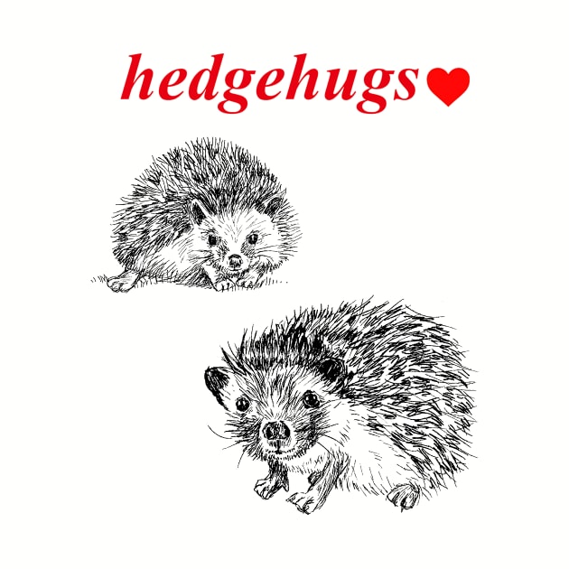 Hedgehugs by rachelsfinelines