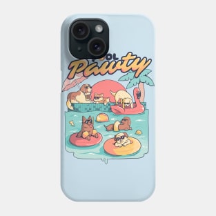 Pool Pawty - Cute Summer Dog Gift Phone Case