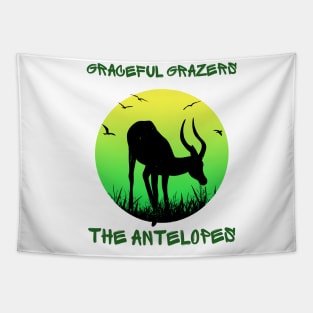 Grazing Antelope Tapestry