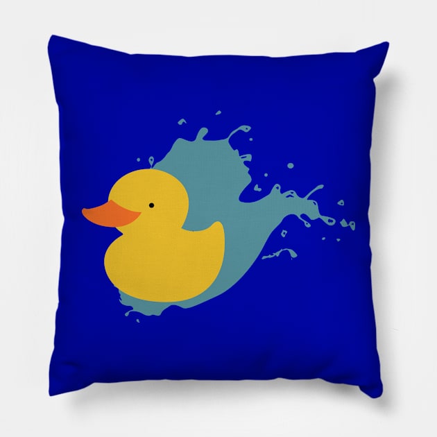 Rubber Duckie Pillow by ilaamen