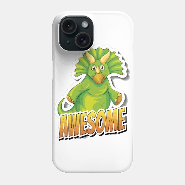 Awesome Centrosaurus Dinosaur Life Triceratops Phone Case by ProjectX23Red