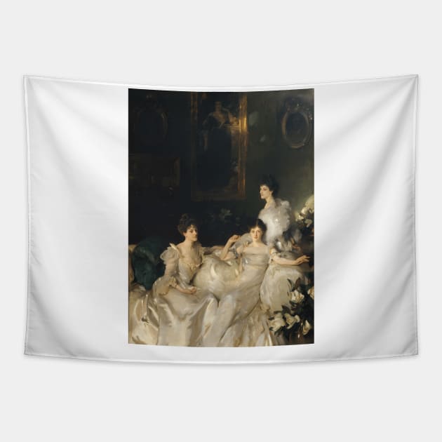 The Wyndham Sisters By John Singer Sargent Postcard Tapestry by jandesky