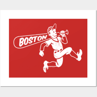 Vintage 1930's Red Sox Baseball Logo (Red) - Boston Red Sox - Posters and  Art Prints