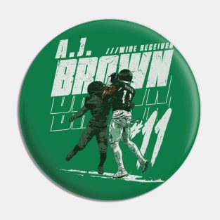 A.J. Brown Philadelphia Covered TD Pin