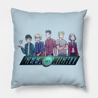 Geek By Night Logo Pillow