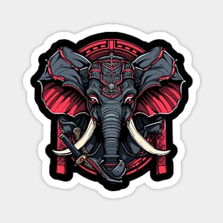 samurai elephant Magnet