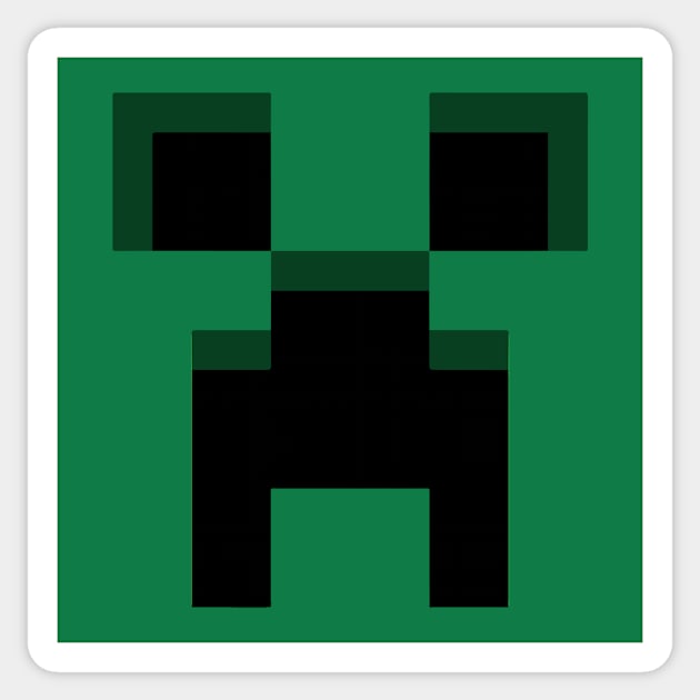 Minecraft Creeper Face Decal Sticker