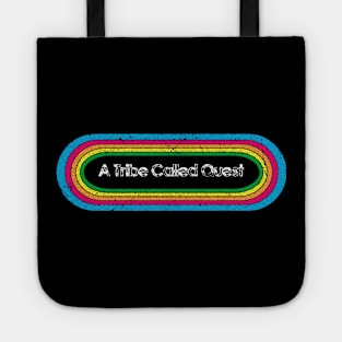 atcq ll rainbow retro Tote