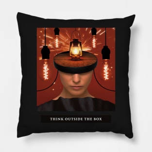 Think outside the box Pillow