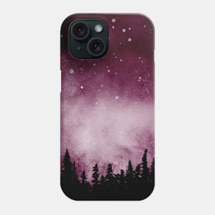 Watercolor galaxy Phone Case