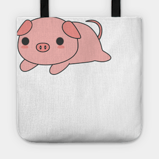 Cute Pig T-Shirt Tote