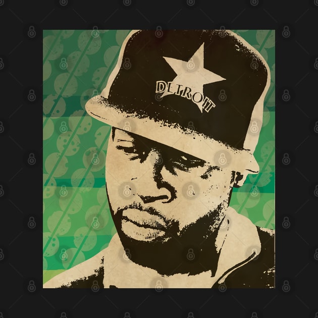 J Dilla // Retro Poster Hiphop by kulinermodern