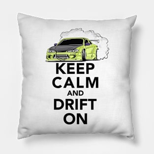 Keep Calm and Drift on Pillow