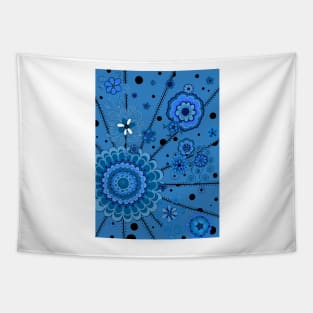 Mandala -- BLUUUUUUE Tapestry