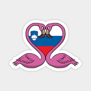 Flamingo Slovenia Magnet