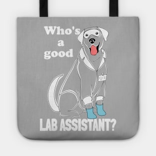 Labrador researcher - Who's a good lab assistant? Tote