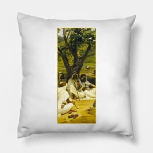 Taleteller by Horace Vernet Pillow