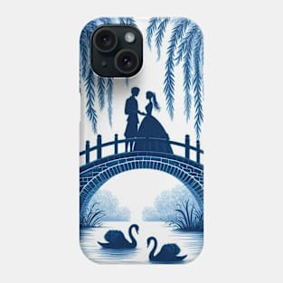 Blue Willow Love Story Phone Case