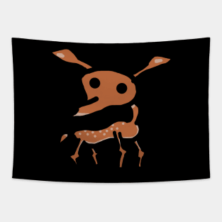 Goofy deer Tapestry