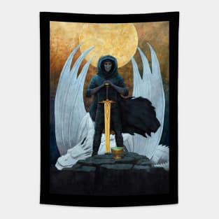 White Dragon Blood Hunter Tapestry