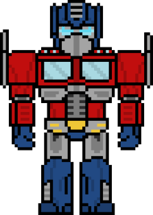 Retro Optimus Prime Magnet