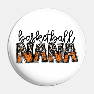 Basketball Nana Leopard   Basketball Nana Pin