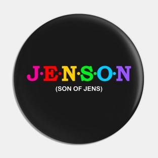 Jenson - Son of Jens. Pin