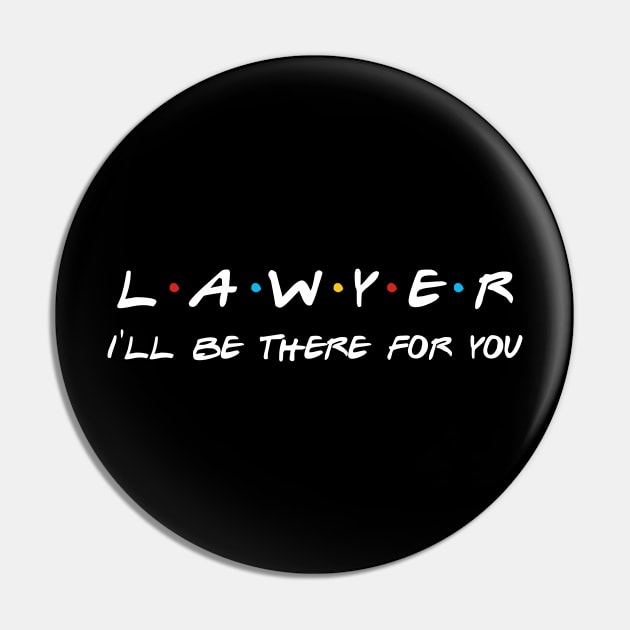 lawyer Pin by CreativeShirt